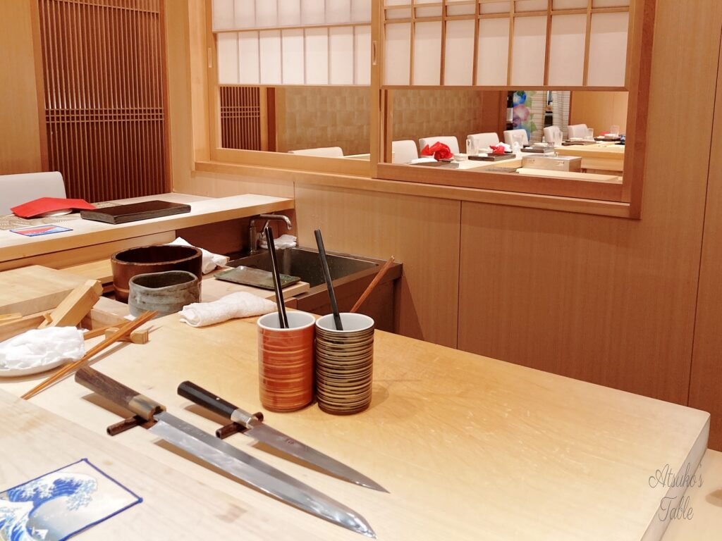 Sushi labo counter