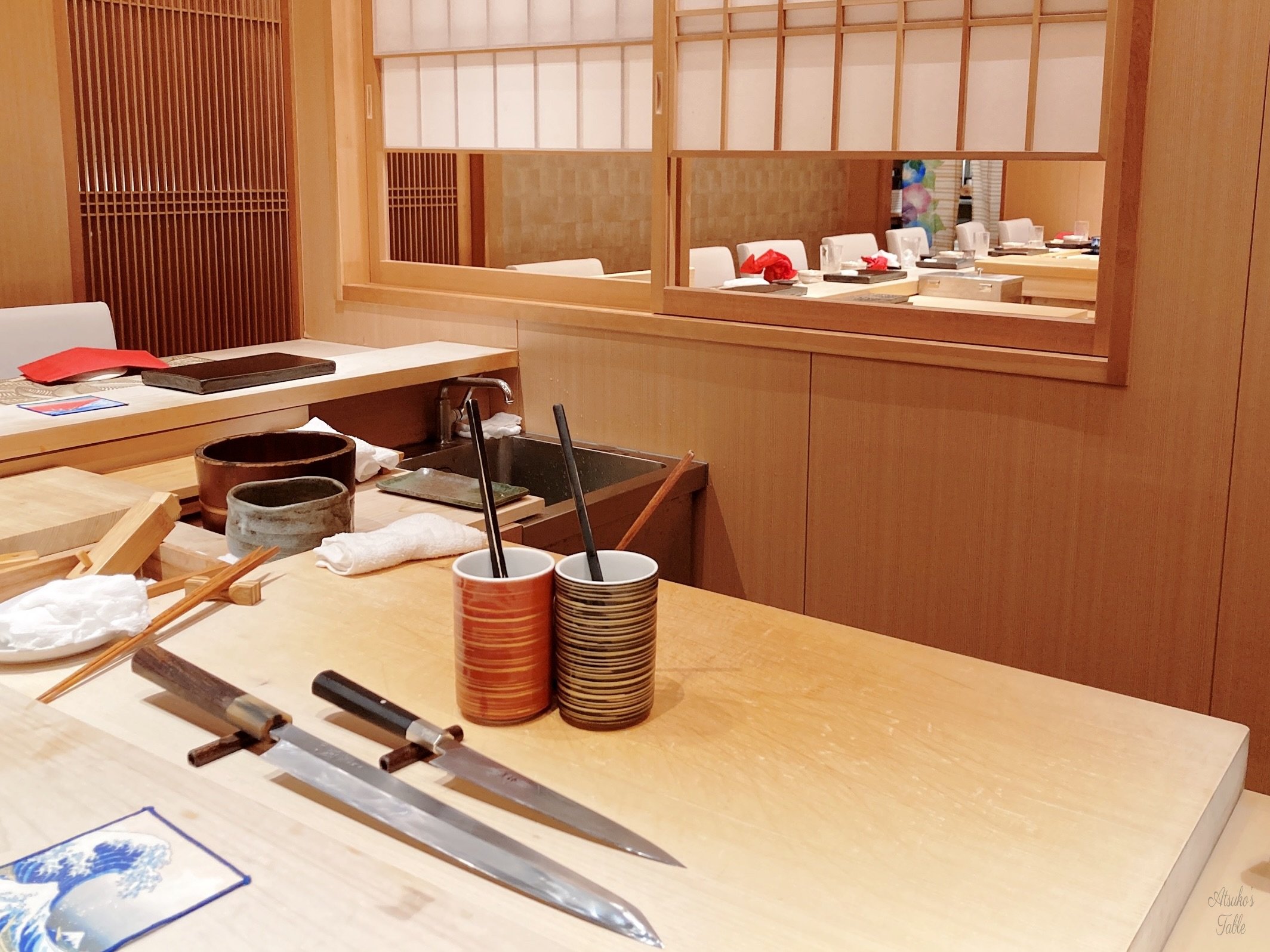 Sushi labo counter
