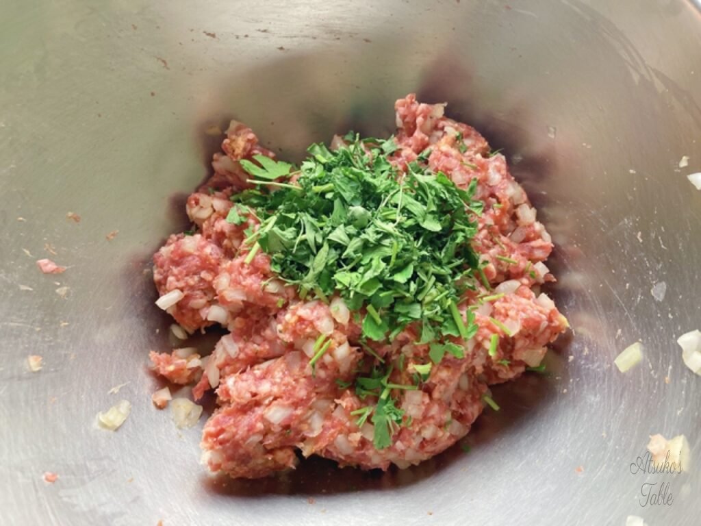 minced lamb pasley