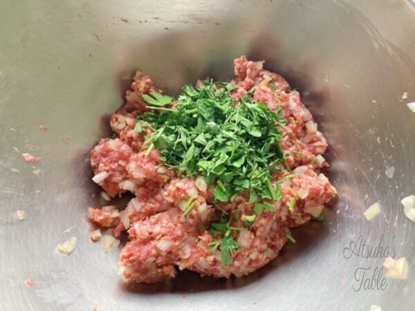minced lamb pasley