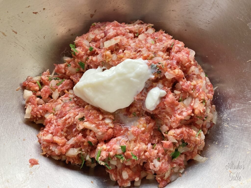 minced lamb yogurt