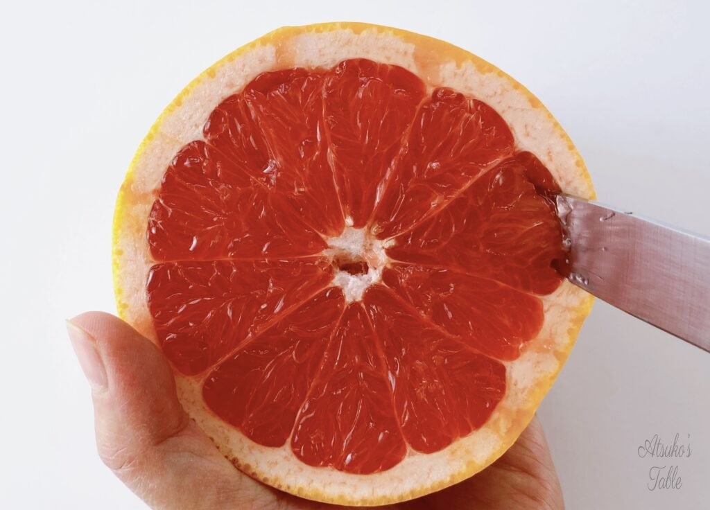 a half of grapefruit knife