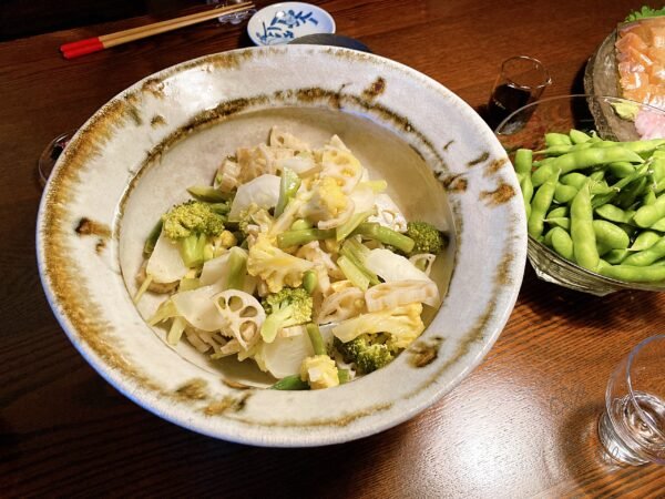 Lotus root salad