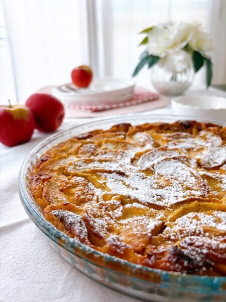 French Apple Cake: Flognarde aux Pommes
